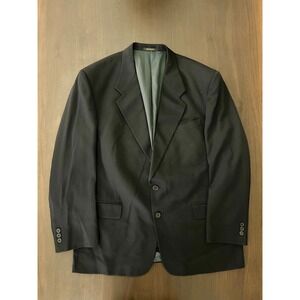 Monsieur Givenchy Vintage Black Blazer Two Button Sport Coat Union Made USA